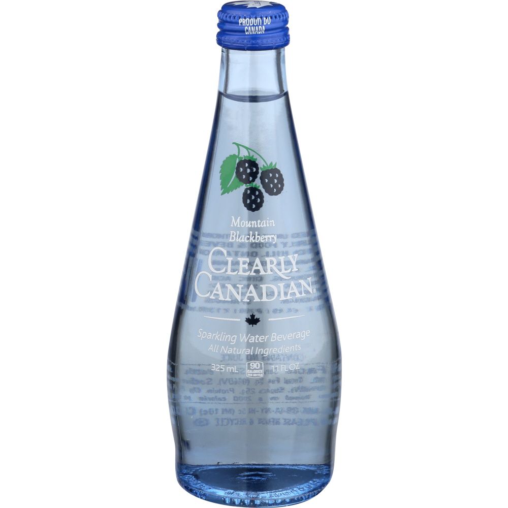 CLEARLY CANADIAN: Mountain Blackberry Sparkling Water, 11 fo