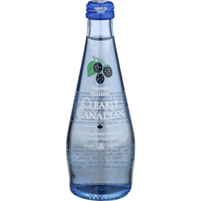 CLEARLY CANADIAN: Mountain Blackberry Sparkling Water, 11 fo