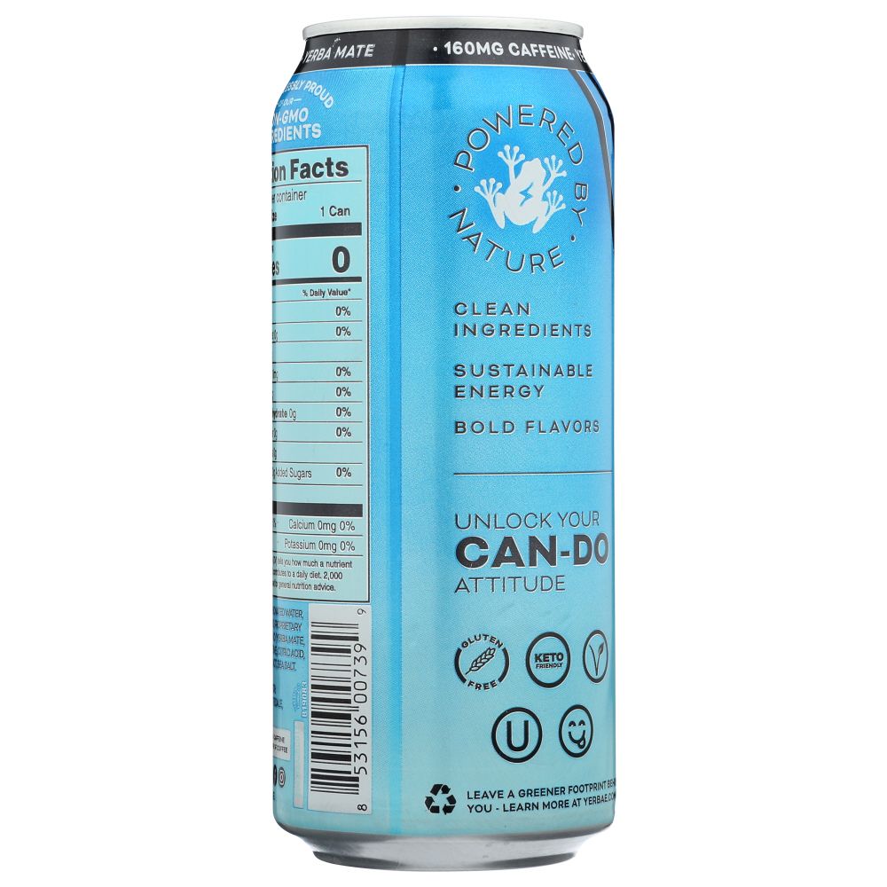 YERBAE: Iced Triple Berry Sparkling Water, 16 fo