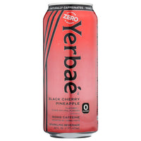 YERBAE: Black Cherry Pineapple Sparkling Water, 16 fo