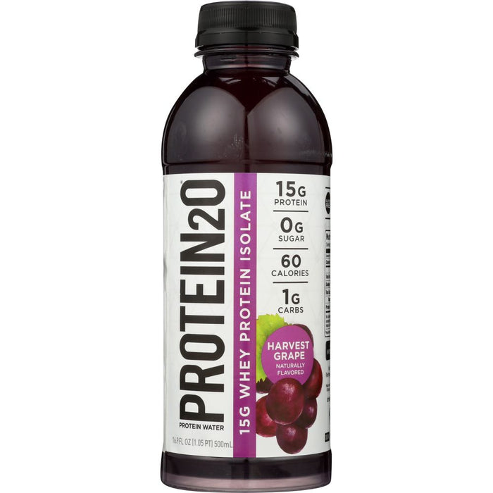 PROTEIN20: Harvest Grape Protein Infused Water, 16.9 fo