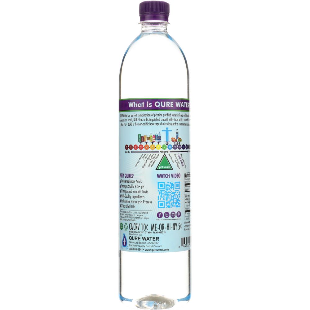 QURE: Water Alkaline, 1 lt