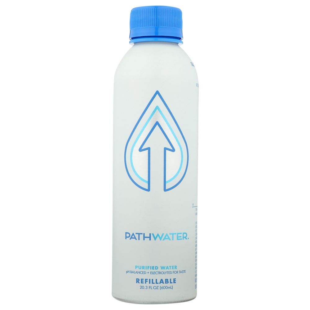 PATHWATER: Purified Water Aluminum Bottle, 20.3 oz