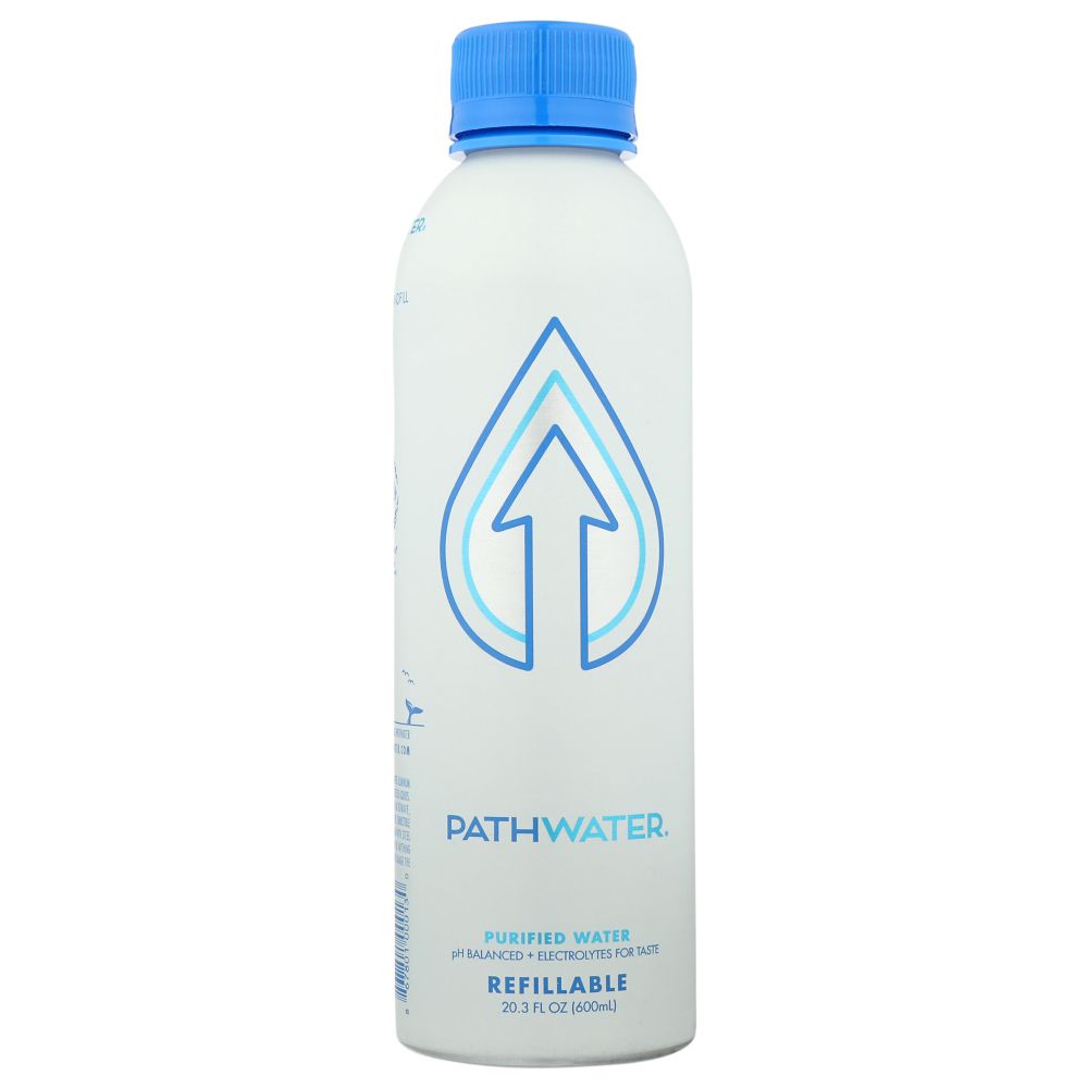 PATHWATER: Purified Water Aluminum Bottle, 20.3 oz