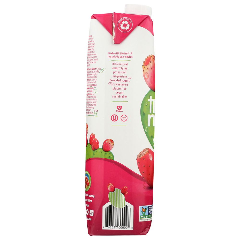 TRUE NOPAL: Cactus Water, 33.8 oz