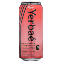 YERBAE: Black Cherry Pineapple Sparkling Water, 16 fo