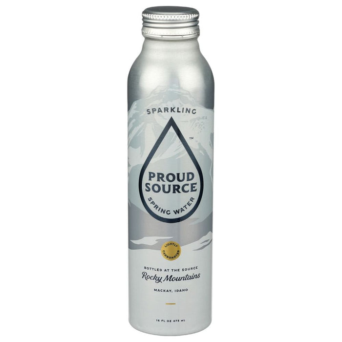 PROUD SOURCE: Rocky Mountain Sparkling Spring Water, 16 fo