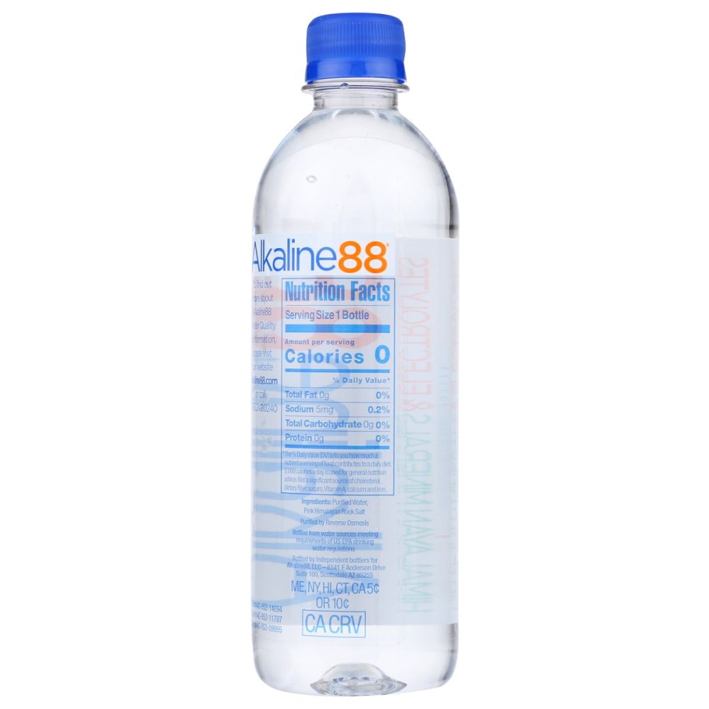 ALKALINE88: Water Alkaline 8.8Ph 500Ml, 16.9 oz