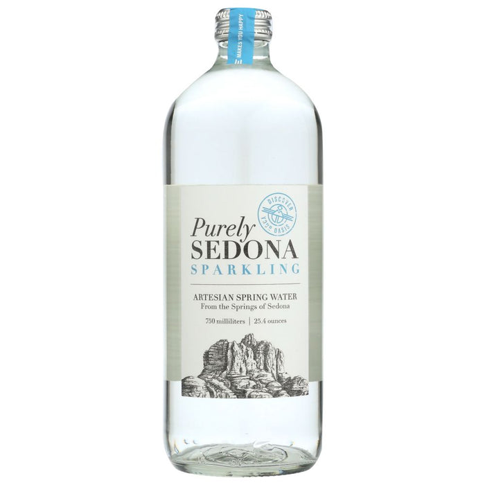 PURELY SEDONA: Sparkling Artesian Spring Water, 25.4 oz