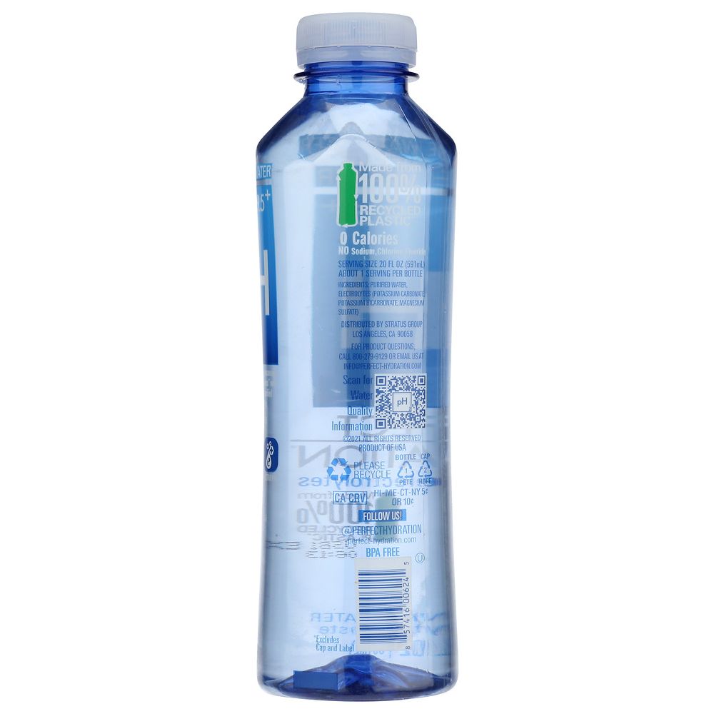 PERFECT HYDRATION: Alkaline Drinking Water, 20 fo