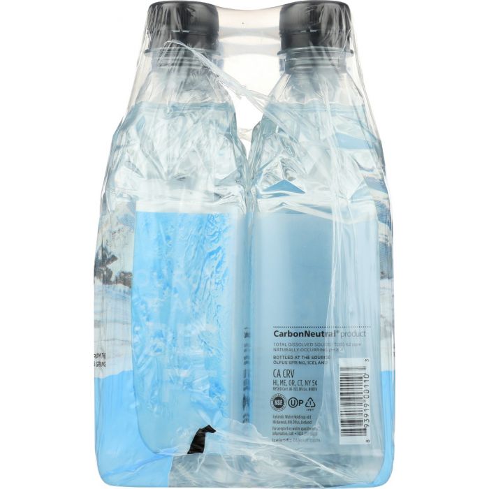 ICELANDIC GLACIAL: Water 6Pk Spring Ntrl, 101.4 fo